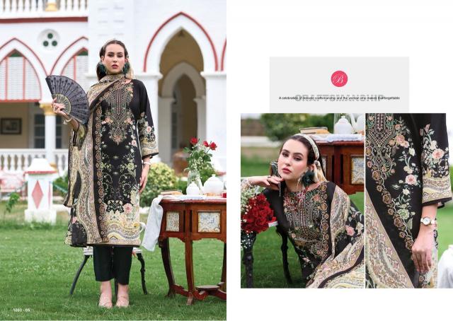 Belliza guzarish vol 25 cotton dress material wholesale